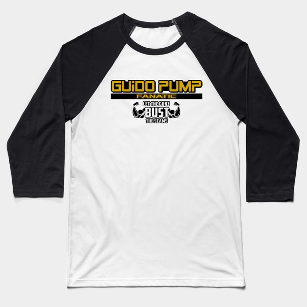 Guido Pump Fanatic Baseball T-Shirt by AndreusD